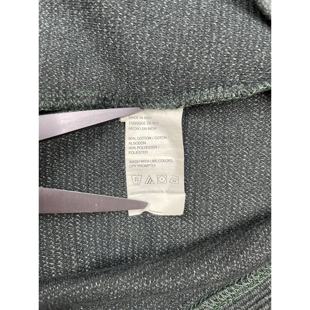 Van Heusen Flex Mens Quarter-Zip Pullover Shirt 4XLT Big & Tall Gray Minimalist - Picture 14 of 14